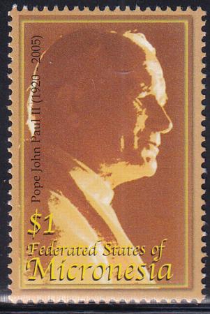 US 646 Trust Territories Micronesia NH VF Pope John Paul