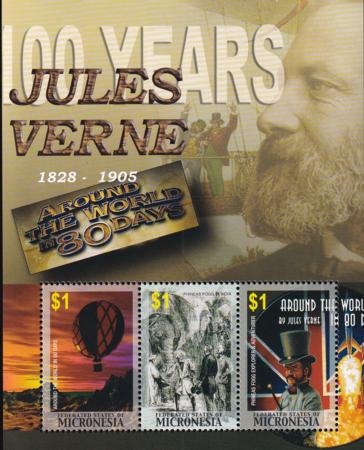 US 649 Trust Territories Micronesia NH VF Jules Verne M/S