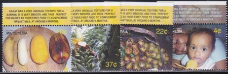 US 661-64 Trust Territories Micronesia NH VF Karat/Bananas