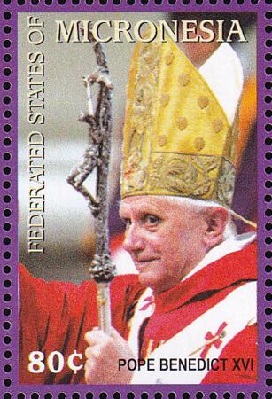 US 667 Trust Territories Micronesia NH VF Pope Benedict XVI Single