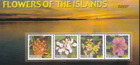 US 679 Trust Territories Micronesia NH VF Flowers M/S