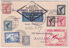 Germany 1930 Do-X Flight on Cover with C36, Sent to New York