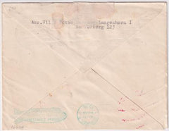 Germany 1930 South America  Pan Am Flight Covert  with C38 - C39