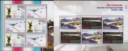 US 721-22 Trust Territories Micronesia NH VF The Concorde M/S (2)