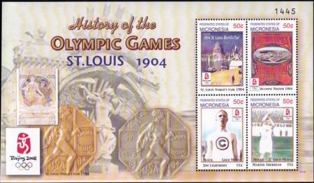 US 766 Trust Territories Micronesia NH VF Olympics M/S