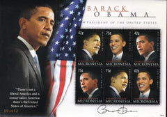 US 784 Trust Territories Micronesia NH VF Obama Inauguration M/S