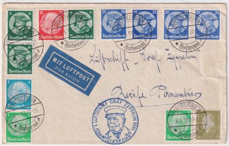 Germany 1933 1st South American Flight Cover