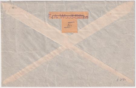 Germany 1936 Graf Zeppelin Flight Cover to Leipzig, Music Themed Frankingg