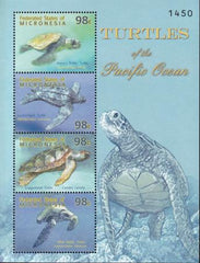 US 853 Trust Territories Micronesia NH VF Turtles M/S