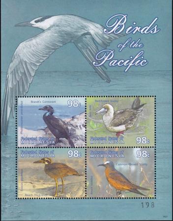 US 859 Trust Territories Micronesia NH VF Birds M/S