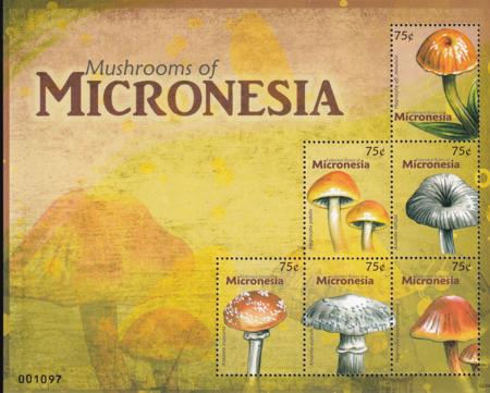 US 869 Trust Territories Micronesia NH VF Mushrooms M/S