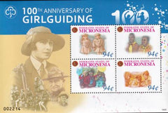 US 872 Trust Territories Micronesia NH VF Girl Guides Centennial M/S