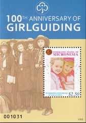 US 873 Trust Territories Micronesia NH VF Girl Guides Centennial S/S