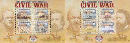 US 921-22 Trust Territories Micronesia NH VF Civil War Sheet Set Of 2
