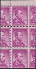 US 1036b Classics To Modern Error Mint NH VF Badly Miscut Booklet Pane