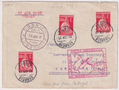 Portugal 1931 Do-X Flight Cover to New York .