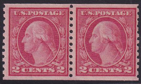 US 454 Washington / Franklin Mint NH F-VF Pair Crowe Cert