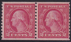 US 454 Washington / Franklin Mint NH F-VF Pair Crowe Cert