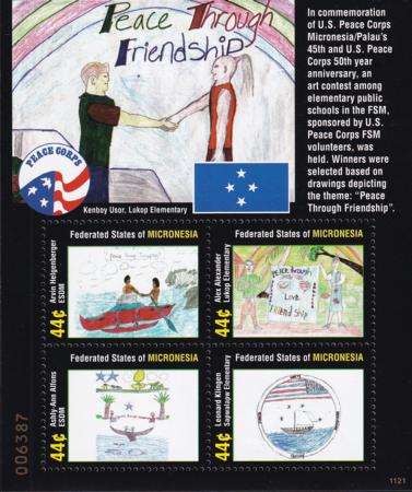 US 960 Trust Territories Micronesia NH VF Peace Corps