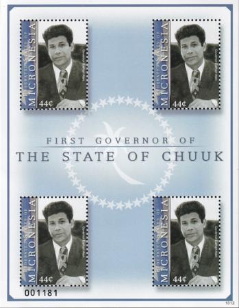 US 961 Trust Territories Micronesia NH VF Erhart Aten Single