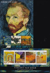 US 1007-8 Trust Territories Micronesia NH VF Vincent Van Gogh Sheets