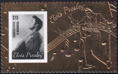 US 1045 Trust Territories Micronesia NH VF Elvis Gold Stamp