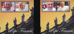 US 1060-61 Trust Territories Micronesia NH VF Pope Frances S/S