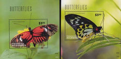 US 1115-1116 Trust Territories Micronesia NH VF Butterflies S/S