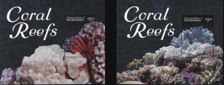 US 1133-34 Trust Territories Micronesia NH VF Coral Reefs S/S