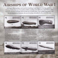 US 1142 Trust Territories Micronesia NH VF WWI Airships Sheet