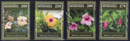 US 1151-54 Trust Territories Micronesia NH VF Hibiscus Flower Set Of 4