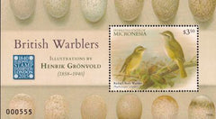 US 1158 Trust Territories Micronesia NH VF Warblers S/S