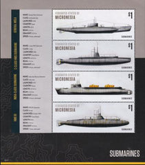 US 1164 Trust Territories Micronesia NH VF Submarines Sheet II