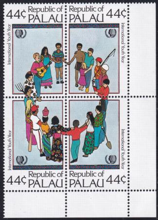 US 86-89 Trust Territories Palau NH VF Int'l Youth Year