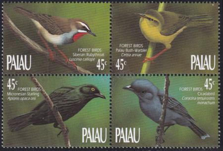US 231-34 Trust Territories Palau NH VF Forest Birds