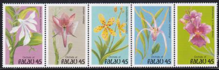 US 237-41 Trust Territories Palau NH VF Orchids