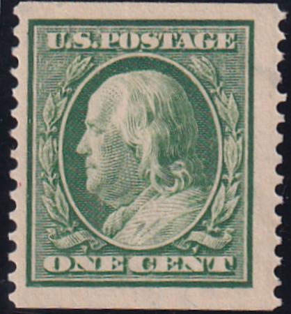 US 387 Early Commemeratives Mint LH VF Tall Stamp - Large Margins