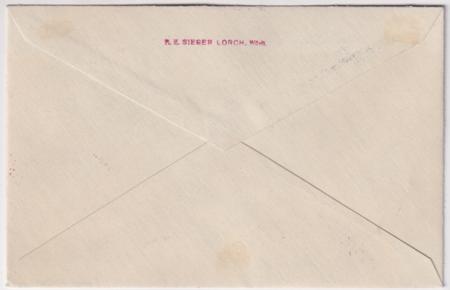Liechtenstein 1931 C8 on Zeppelin FLight Vaduz-Lausanne