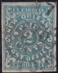 US Back Of Book - Confederate States of America 62x1 VF Repaired Tear + Thin At Top