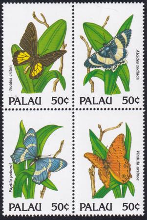 US 300 Trust Territories Palau NH VF Butterflies