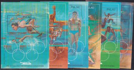 US 304-9 Trust Territories Palau NH VF Summer Olympics S/S