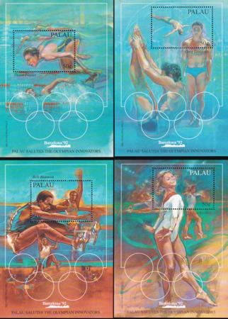 US 304-9 Trust Territories Palau NH VF Summer Olympics S/S