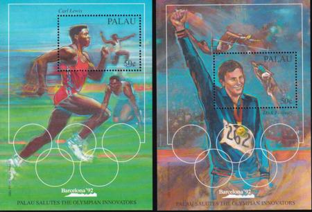 US 304-9 Trust Territories Palau NH VF Summer Olympics S/S