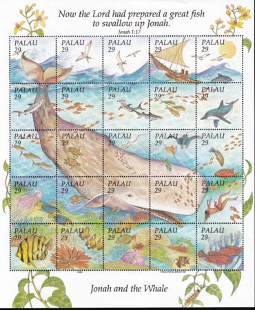 US 321 Trust Territories Palau NH VF Jonah & Whale, M/S