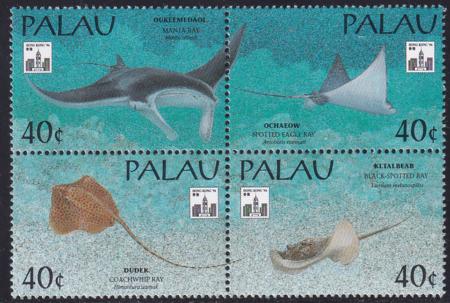 US 322 Trust Territories Palau NH VF Palau Rays