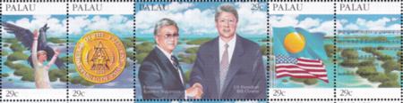 US 338 Trust Territories Palau NH VF Independence Day