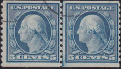 US 458 Washington / Franklin Used F-VF Line Pair