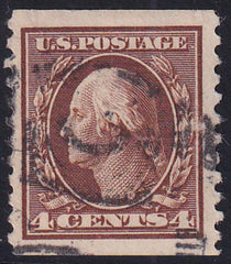 US 446 Washington / Franklin Used VF-XF Large Margins - Tall Stamp