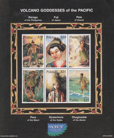 US 434 Trust Territories Palau NH VF Volcano Goddesses M/S