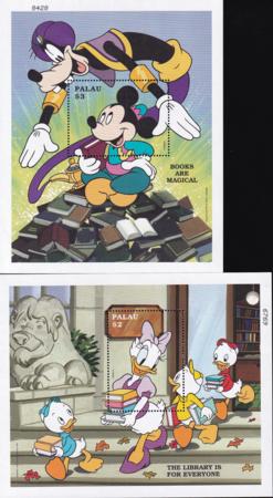 US 448-49 Trust Territories Palau NH VF Disney "Let's Read" S/S